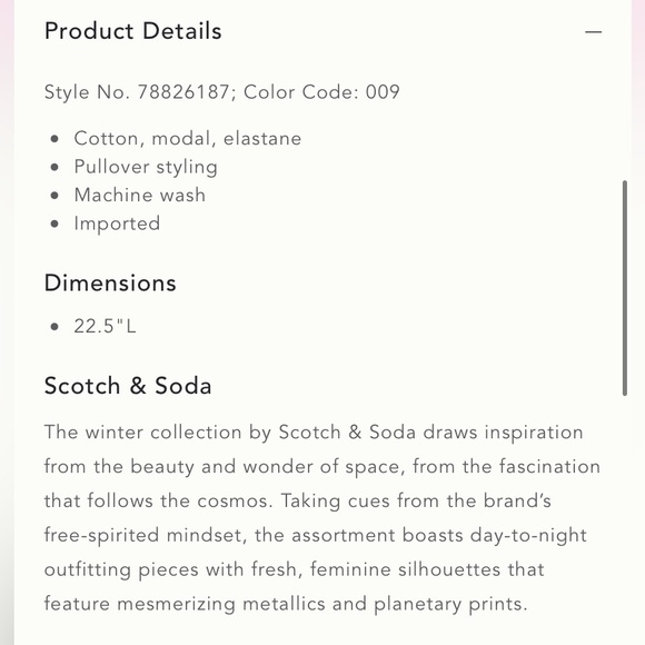 Anthropologie Scotch & Soda Printed Turtleneck Long Sleeve Top - Picture 5 of 11